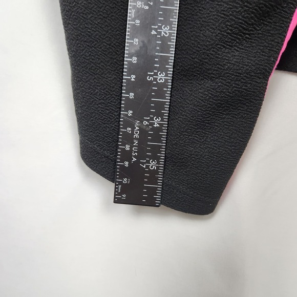 Almost Famous Womens Black Pink Spaghetti Strap Asymmetrical Hem Dress Juniors M - Picture 3 of 7